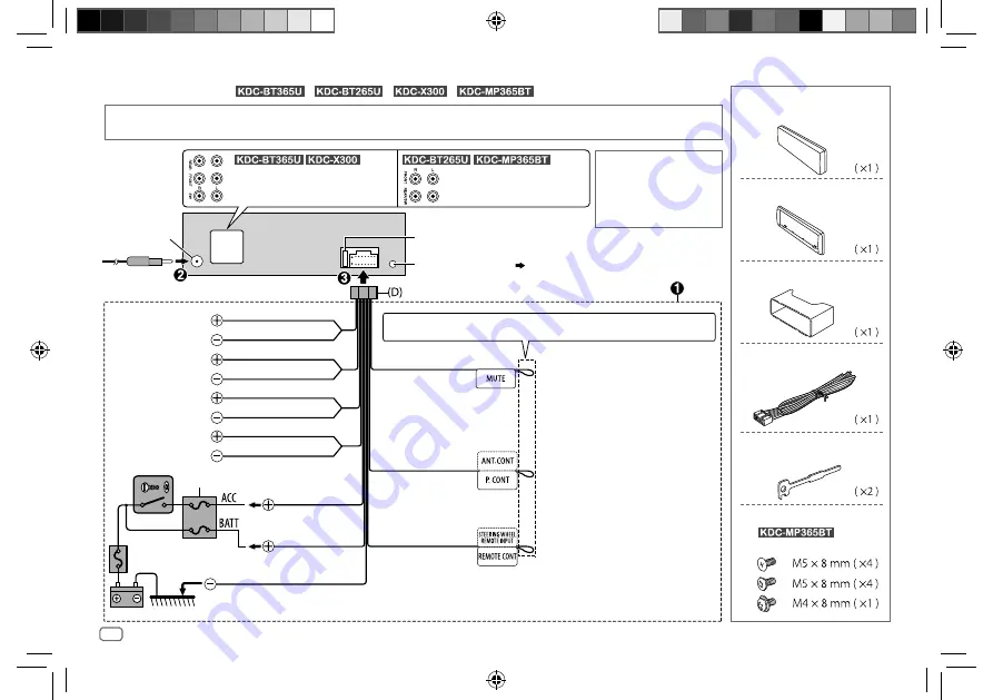 Kenwood KDC-BT265U Instruction Manual Download Page 34