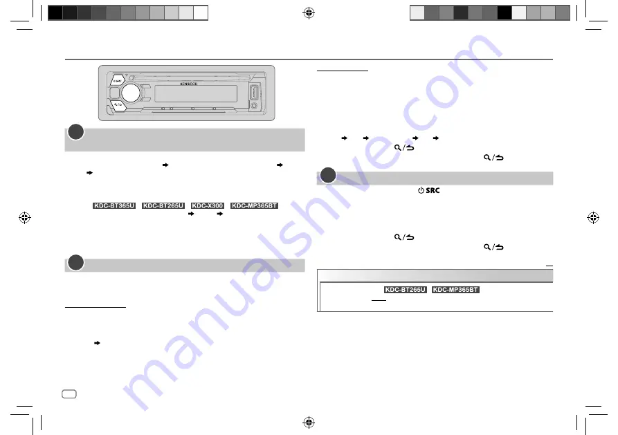 Kenwood KDC-BT265U Instruction Manual Download Page 40