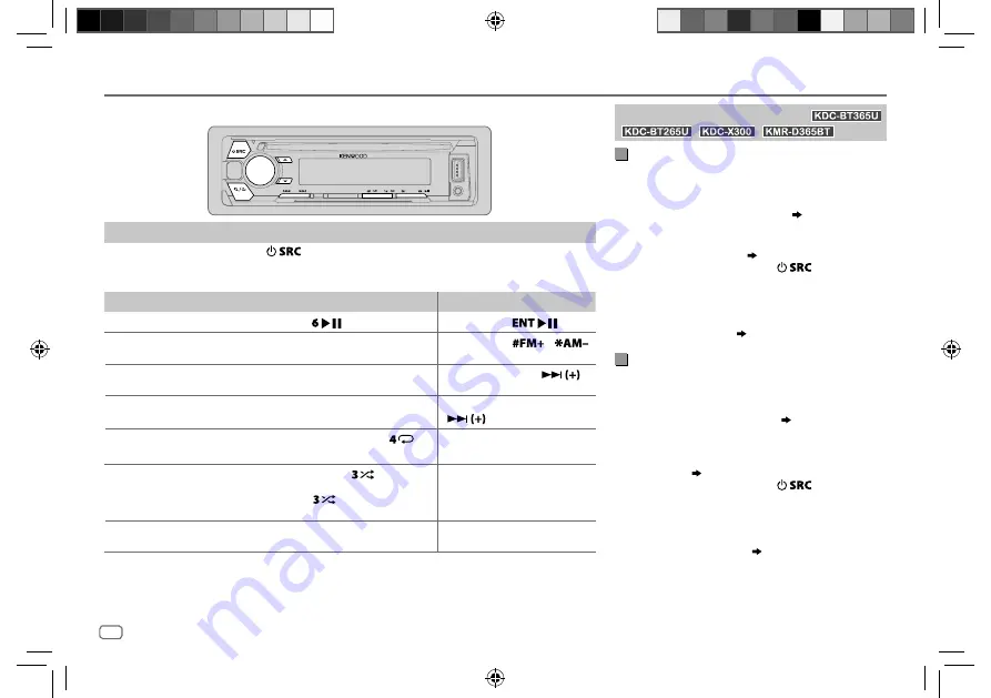 Kenwood KDC-BT265U Instruction Manual Download Page 56