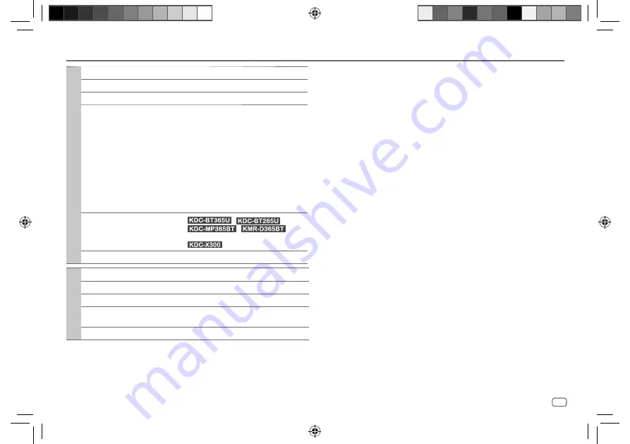 Kenwood KDC-BT265U Instruction Manual Download Page 101