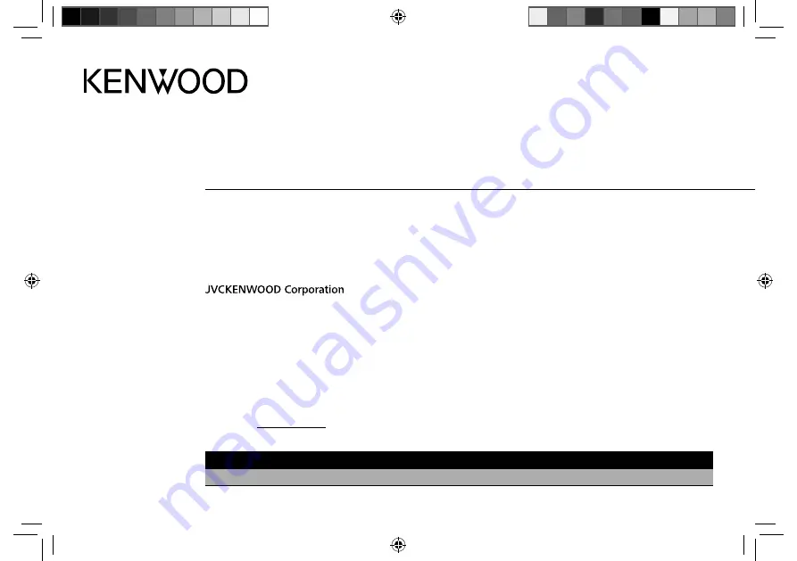 Kenwood KDC-BT268U Instruction Manual Download Page 1