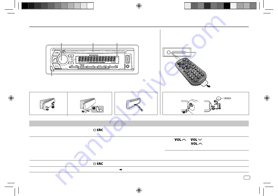 Kenwood KDC-BT268U Скачать руководство пользователя страница 7