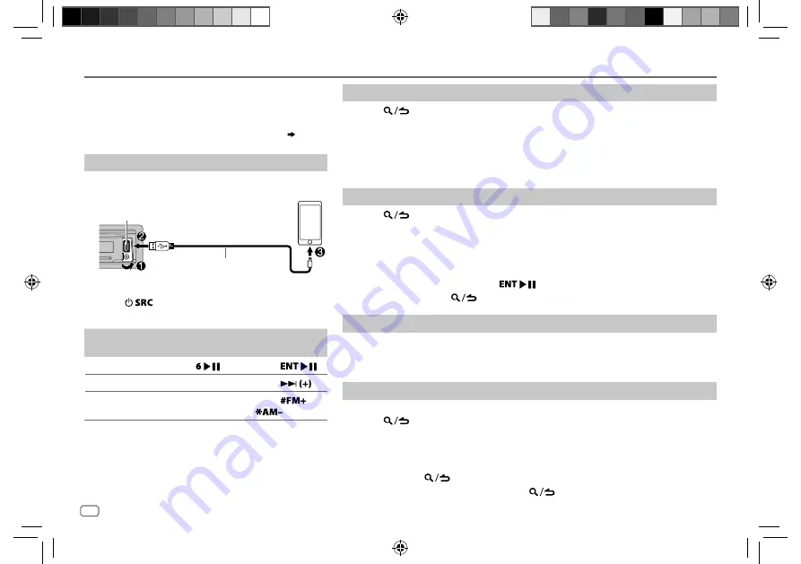 Kenwood KDC-BT268U Instruction Manual Download Page 14