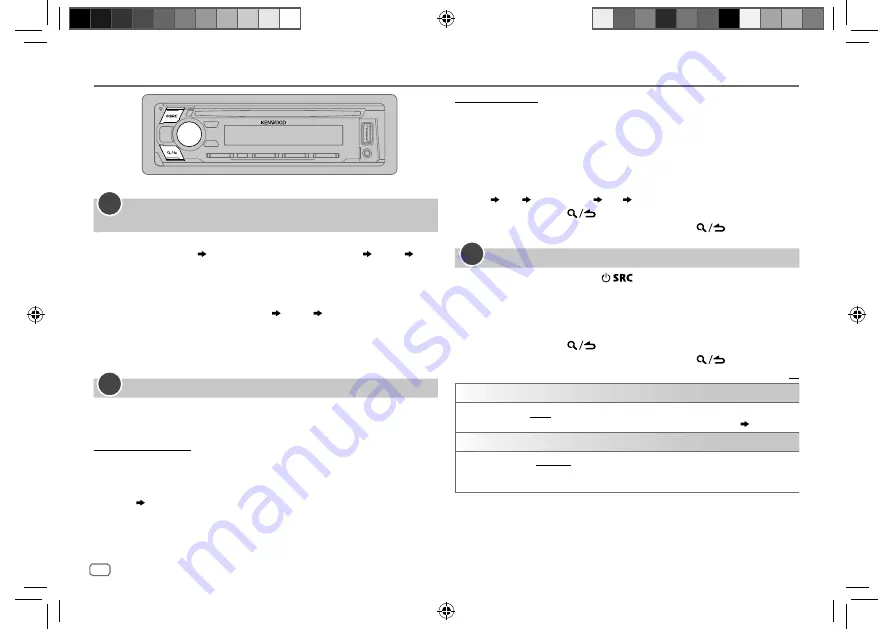 Kenwood KDC-BT268U Instruction Manual Download Page 38