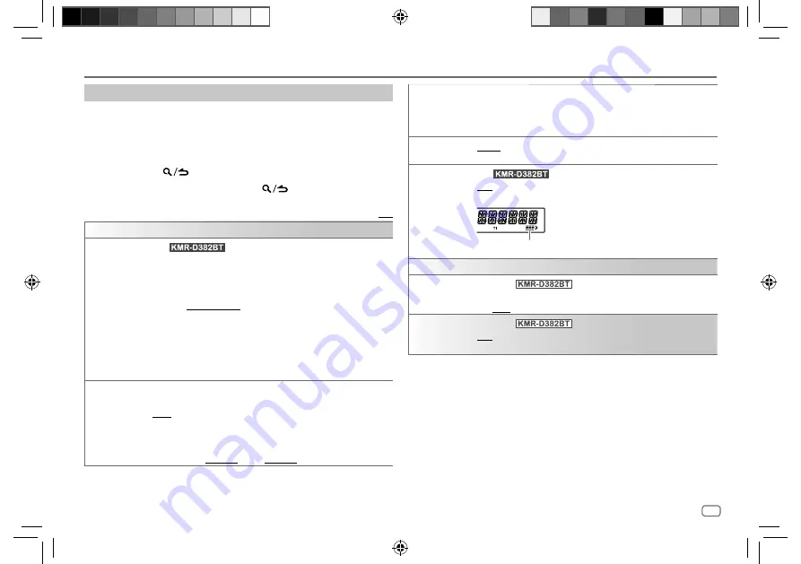 Kenwood KDC-BT282U Instruction Manual Download Page 33