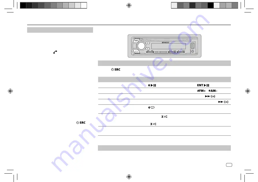 Kenwood KDC-BT31 Instruction Manual Download Page 21