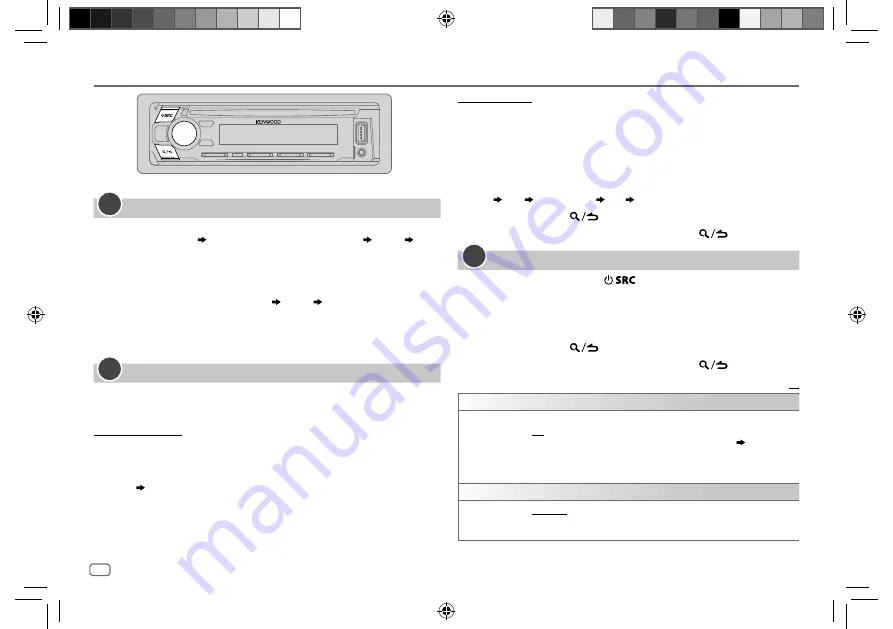 Kenwood KDC-BT31 Instruction Manual Download Page 38