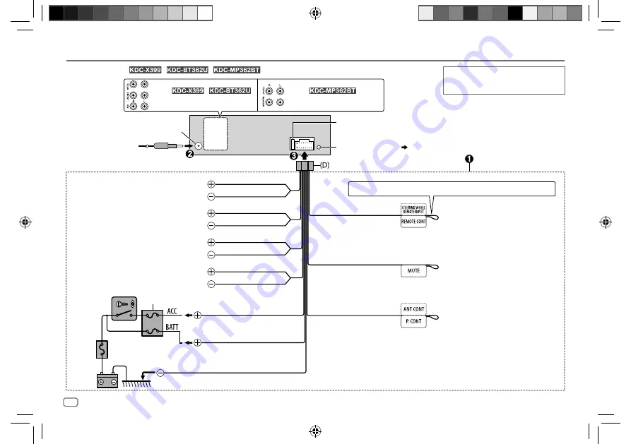 Kenwood KDC-BT362U Instruction Manual Download Page 58