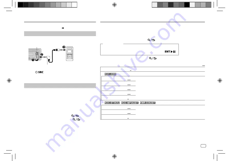 Kenwood KDC-BT362U Instruction Manual Download Page 77