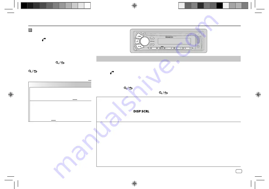 Kenwood KDC-BT39DAB Instruction Manual Download Page 17