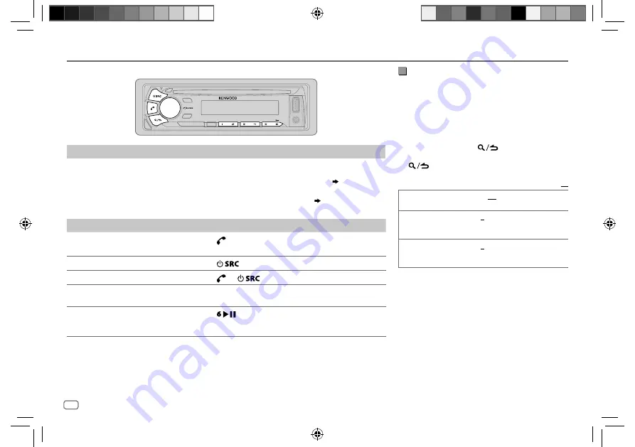 Kenwood KDC-BT39DAB Instruction Manual Download Page 42