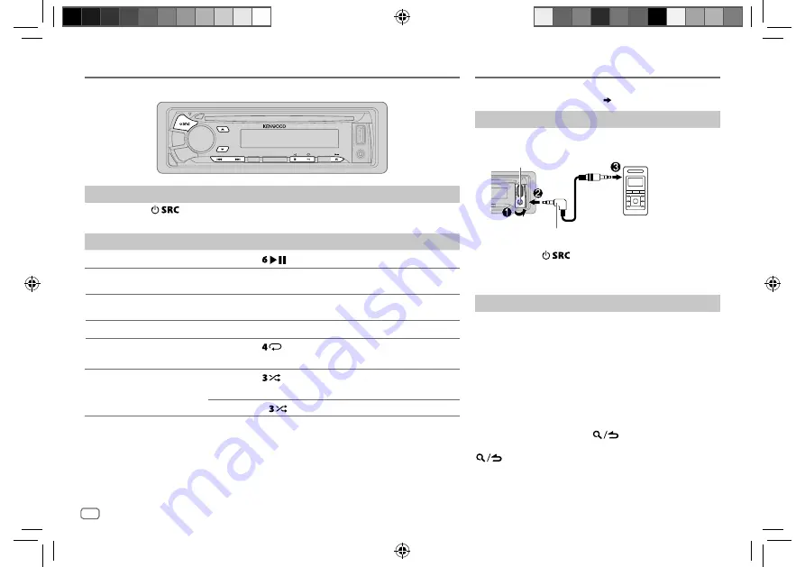 Kenwood KDC-BT39DAB Instruction Manual Download Page 72