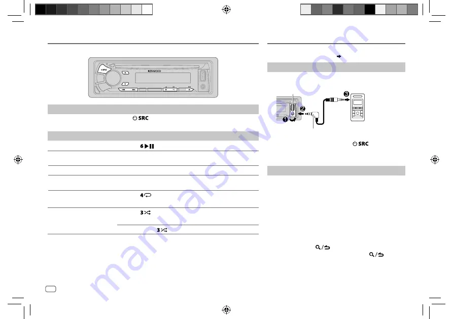 Kenwood KDC-BT39DAB Instruction Manual Download Page 124