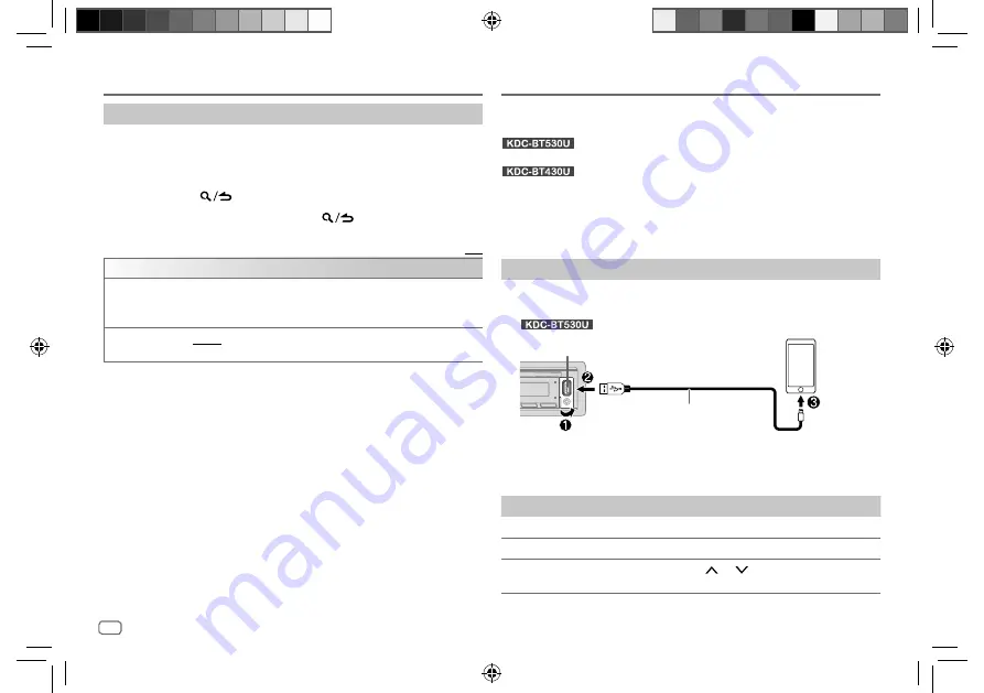 Kenwood KDC-BT430U Instruction Manual Download Page 16