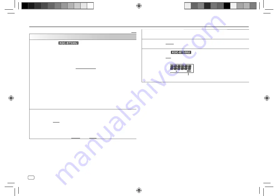 Kenwood KDC-BT430U Instruction Manual Download Page 30