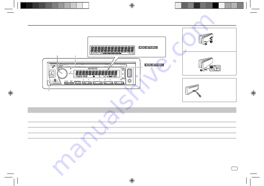 Kenwood KDC-BT430U Instruction Manual Download Page 77