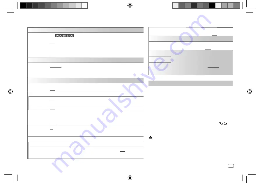 Kenwood KDC-BT430U Instruction Manual Download Page 79