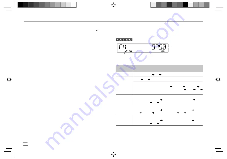 Kenwood KDC-BT430U Instruction Manual Download Page 100