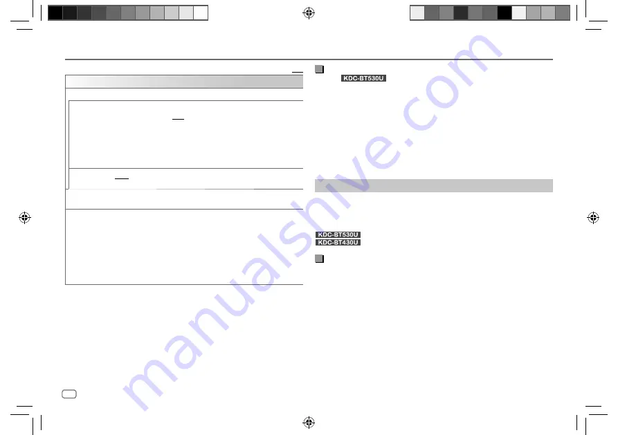 Kenwood KDC-BT430U Instruction Manual Download Page 126