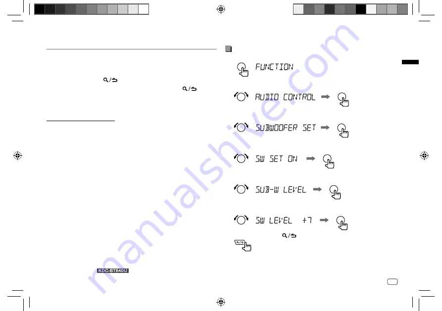 Kenwood KDC- BT440U Manual Download Page 25