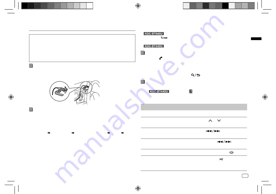 Kenwood KDC- BT440U Manual Download Page 27