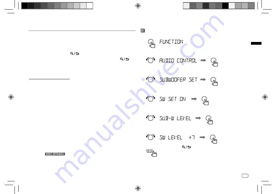 Kenwood KDC- BT440U Скачать руководство пользователя страница 33