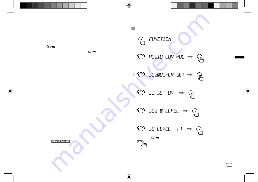 Kenwood KDC- BT440U Скачать руководство пользователя страница 65