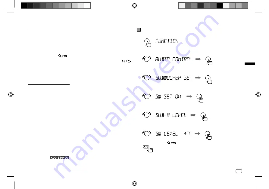 Kenwood KDC- BT440U Manual Download Page 73