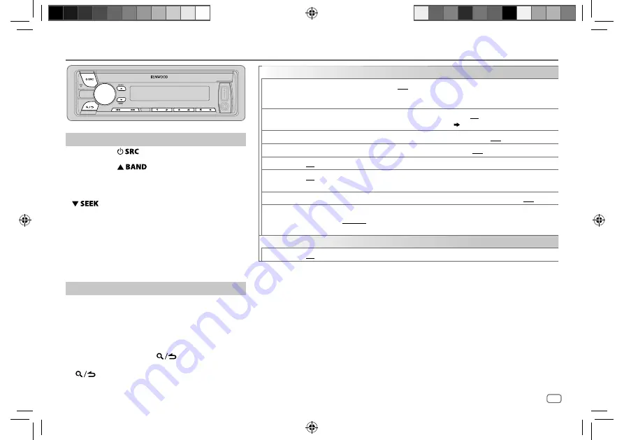 Kenwood KDC-BT45U Instruction Manual Download Page 29