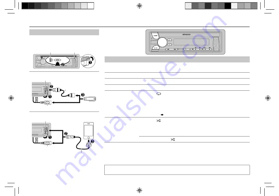 Kenwood KDC-BT48DAB Instruction Manual Download Page 13