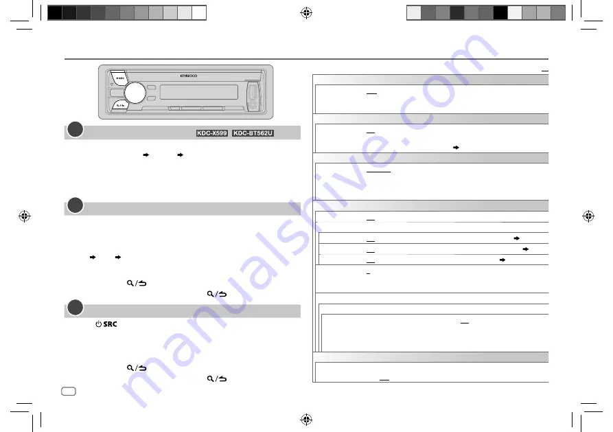 Kenwood KDC-BT562U Скачать руководство пользователя страница 6