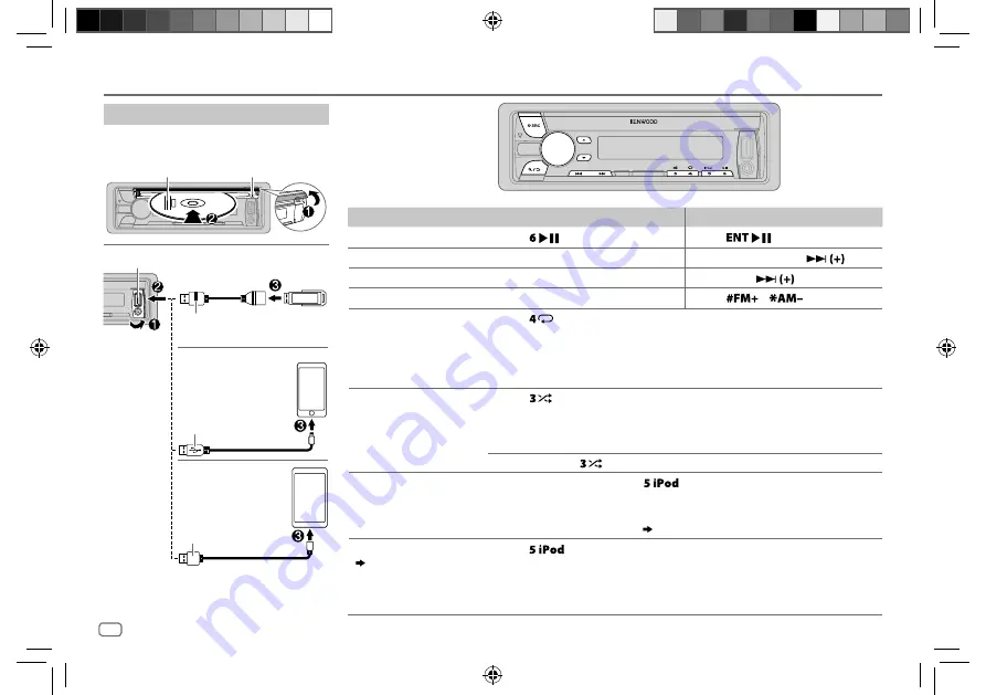 Kenwood KDC-BT562U Instruction Manual Download Page 8