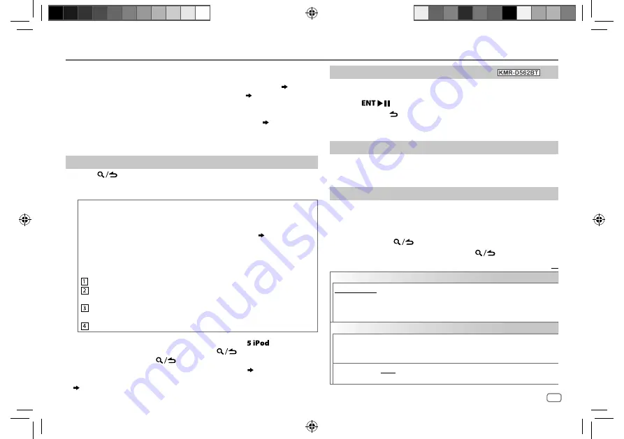 Kenwood KDC-BT562U Instruction Manual Download Page 9