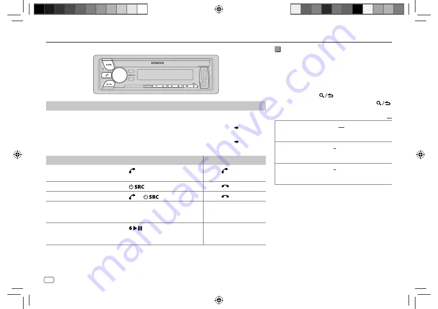 Kenwood KDC-BT562U Instruction Manual Download Page 16