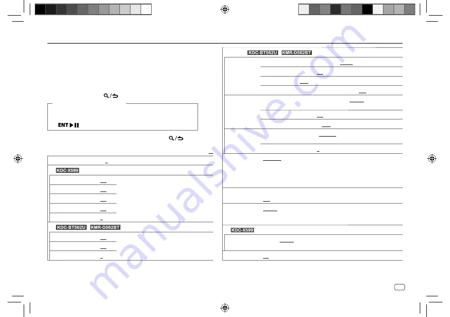 Kenwood KDC-BT562U Instruction Manual Download Page 47