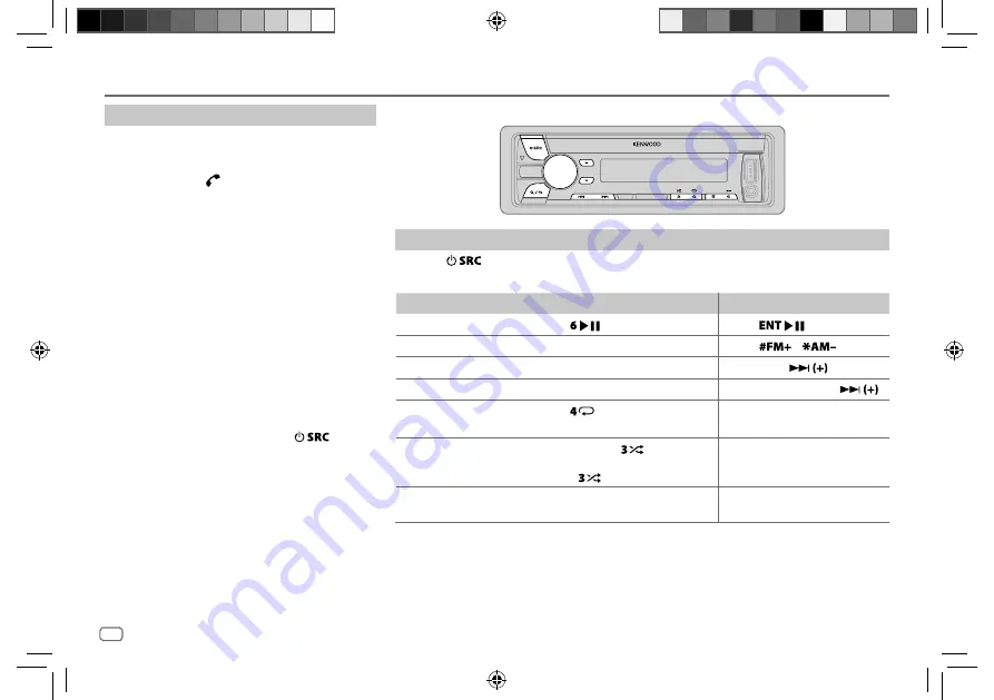 Kenwood KDC-BT565U Instruction Manual Download Page 24