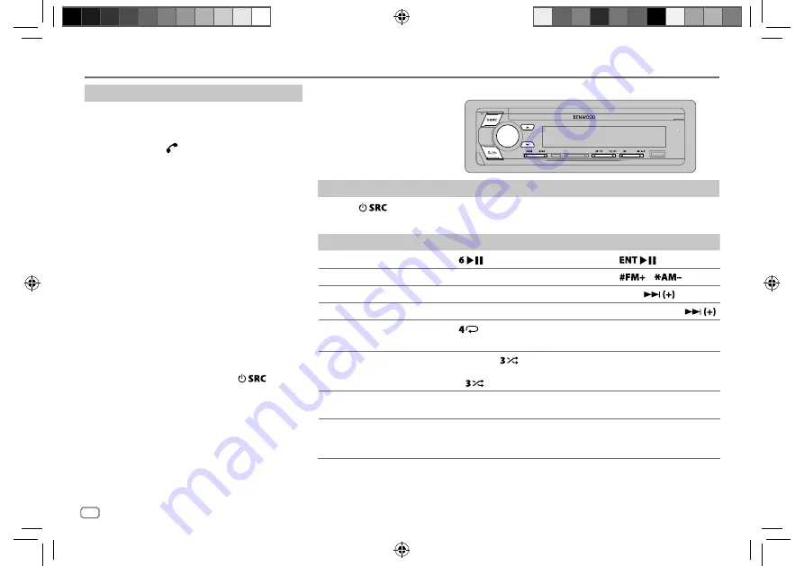 Kenwood KDC-BT568U Instruction Manual Download Page 26