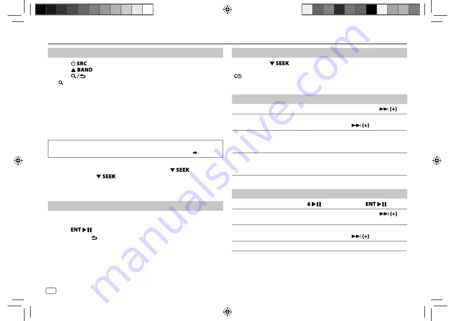 Kenwood KDC-BT572U Instruction Manual Download Page 22