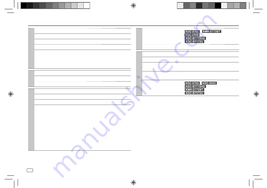 Kenwood KDC-BT572U Instruction Manual Download Page 136