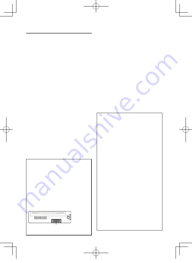 Kenwood KDC-BT652U Instruction Manual Download Page 3