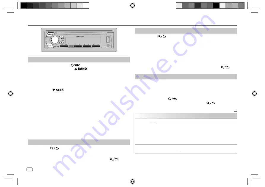 Kenwood KDC-BT710DAB Instruction Manual Download Page 44