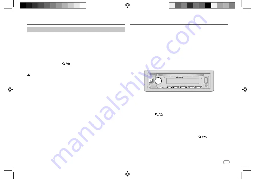 Kenwood KDC-BT740DAB Instruction Manual Download Page 15