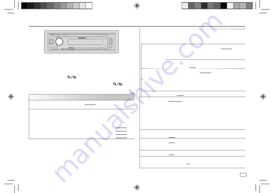 Kenwood KDC-BT740DAB Instruction Manual Download Page 117