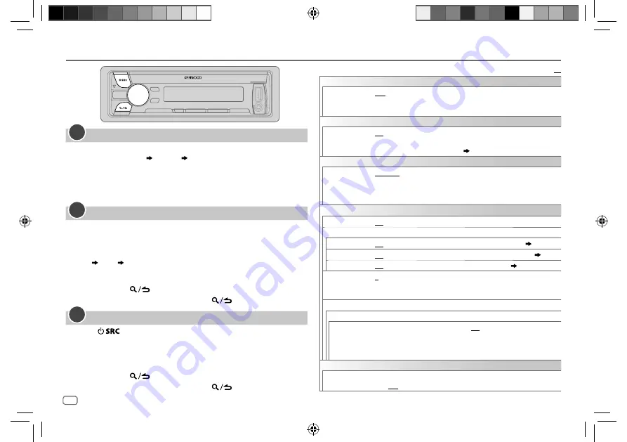 Kenwood KDC-BT762HD Instruction Manual Download Page 6