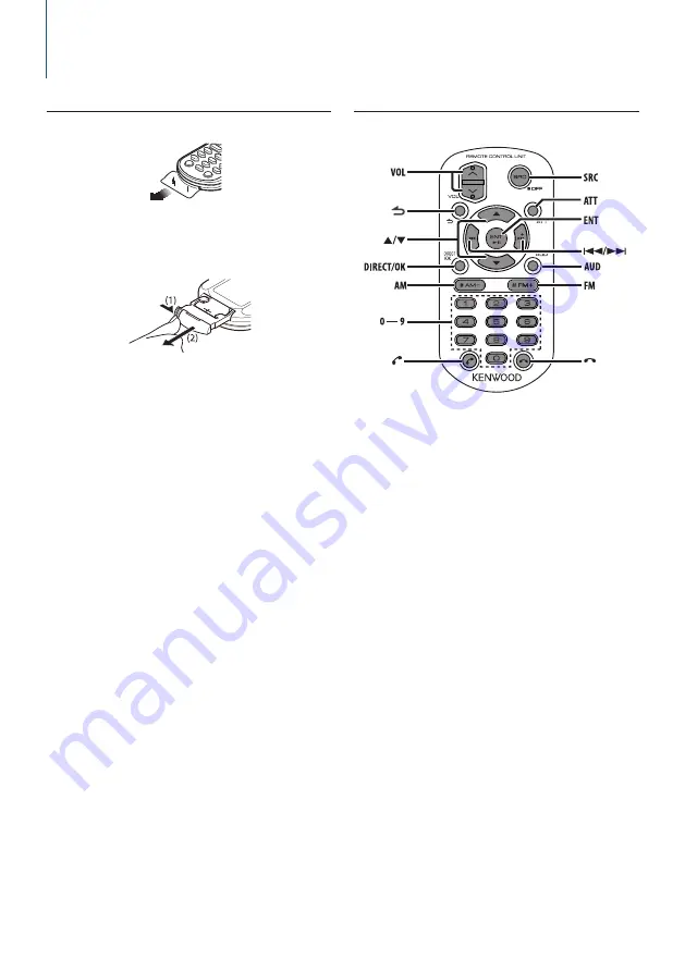 Kenwood KDC-BT858U Instruction Manual Download Page 94