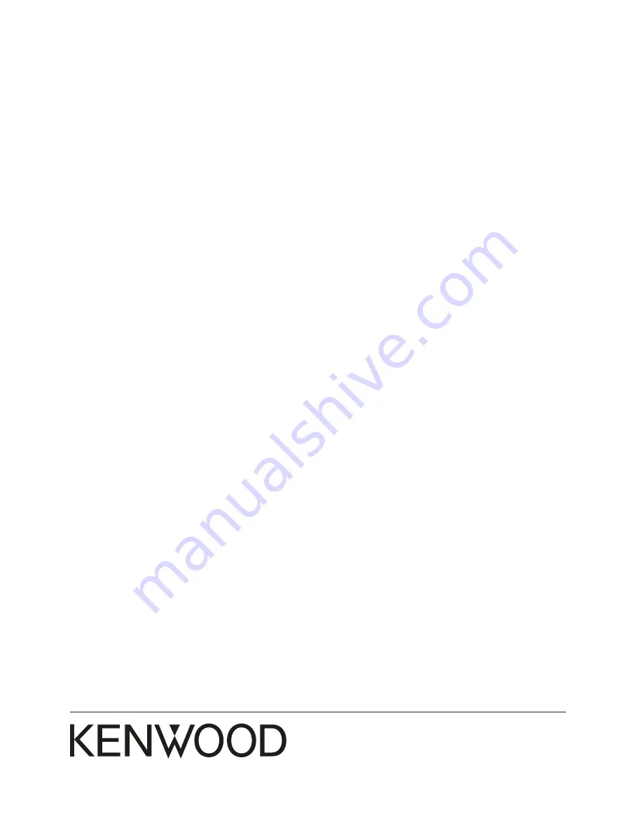 Kenwood KDC-BT952HD Quick Start Manual Download Page 18