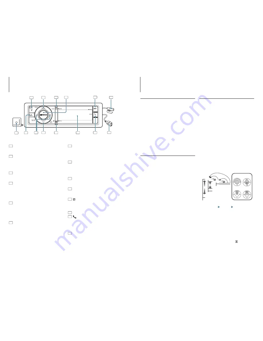 Kenwood KDC-BT952HD Quick Start Manual Download Page 22