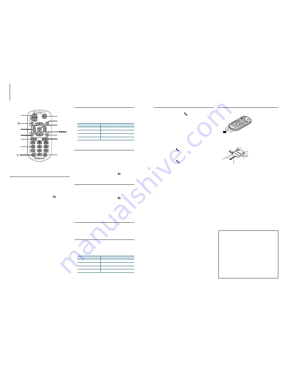 Kenwood KDC-BT952HD Quick Start Manual Download Page 55