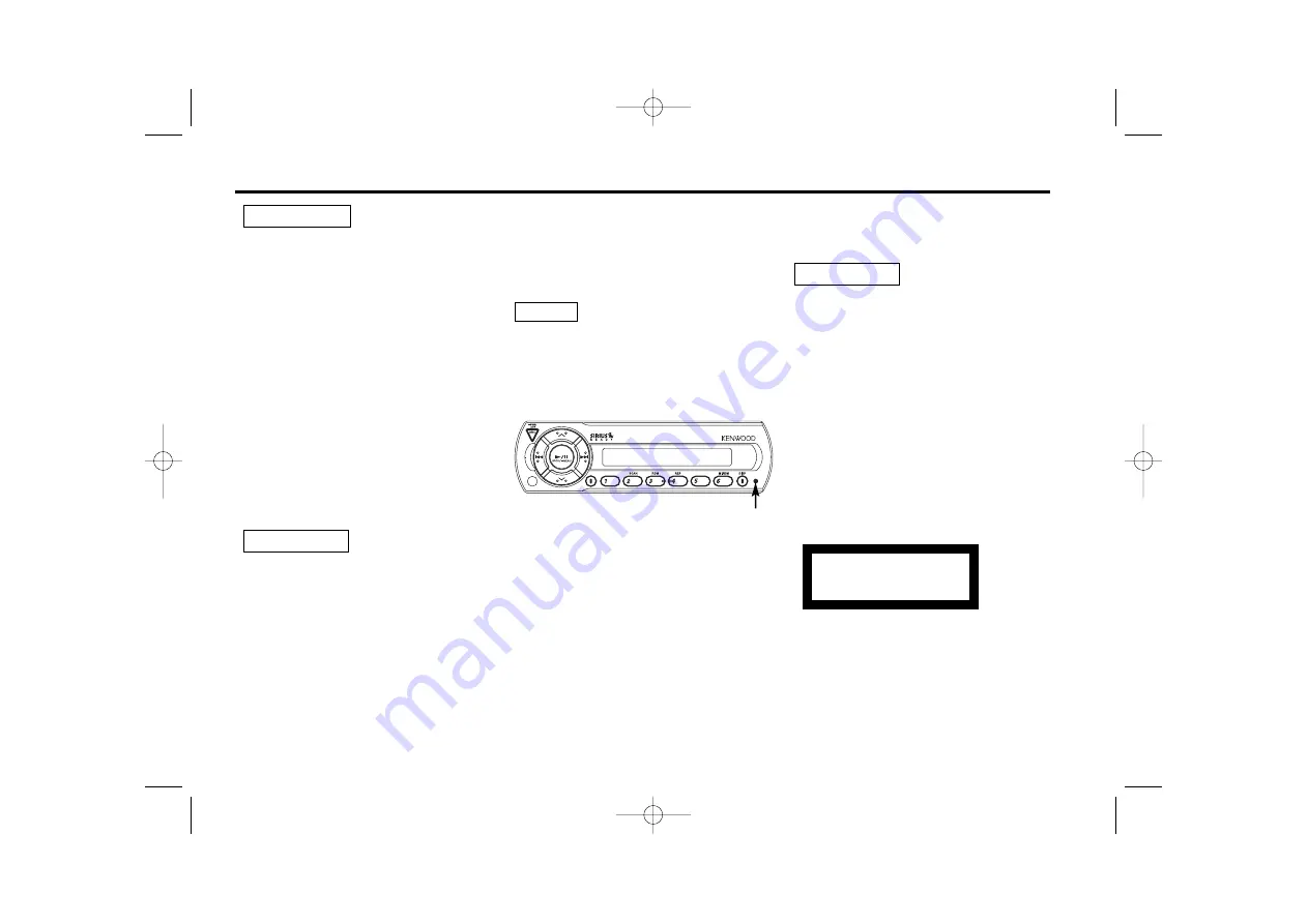 Kenwood KDC-C521FM - CD Changer With RF Modulator Instruction Manual Download Page 3