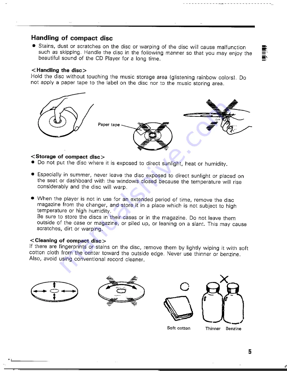 Kenwood KDC-C800 Instruction Manual Download Page 5